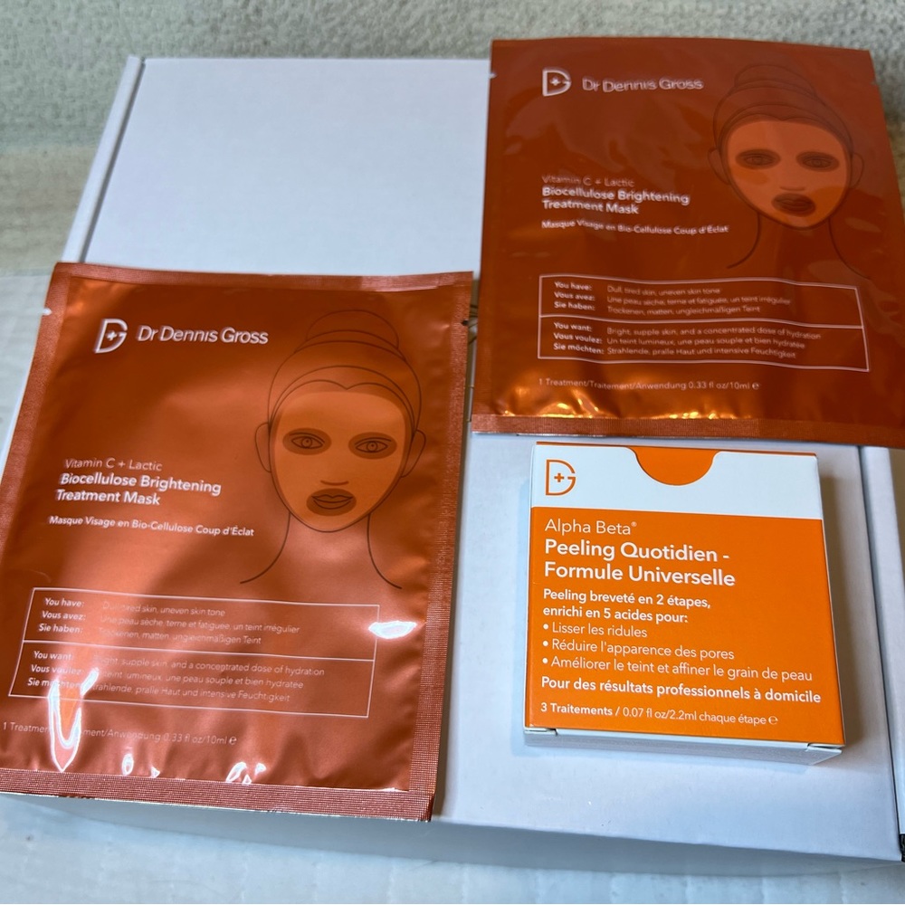 Dr Dennis Gross Illuminating treatment mask of lactic biocellulose with vitaminC
